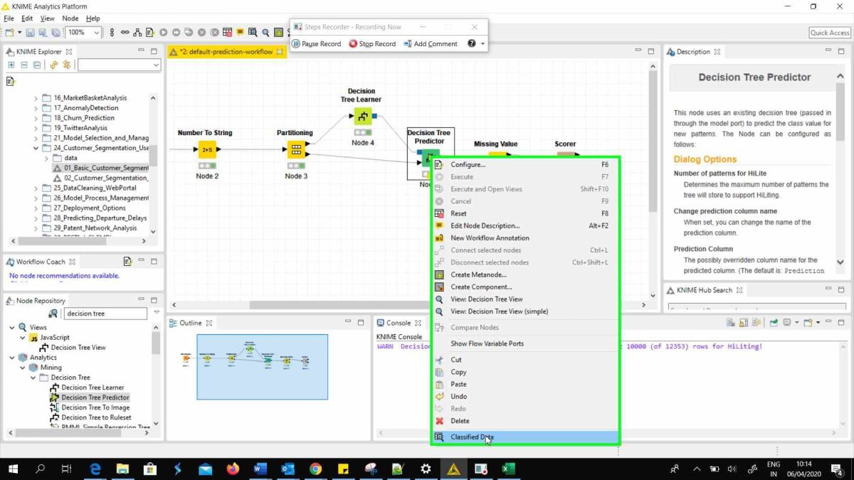 Image visually validate the actual outcome variable
